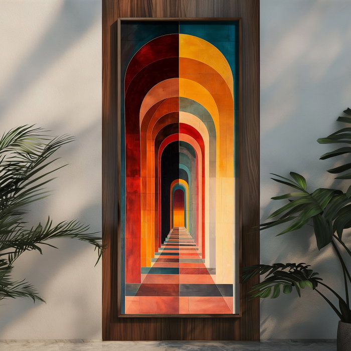 Wallity Pintura Decorativa LONG006-S/120-40 Multicolor 40 x 120 cm